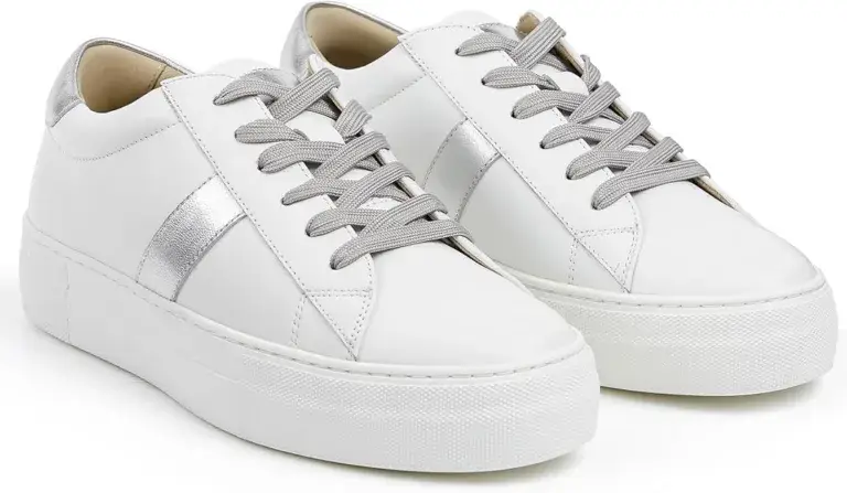 Women's Leather Platform Sneakers