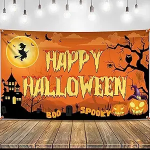 Spooky Happy Halloween Banner